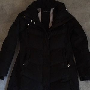 Calvin Klein long performance puffer coat